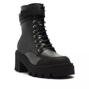 Schutz Women's Black Sarah Round Toe Boots, 8.5 B, NIB, MSRP : 238$